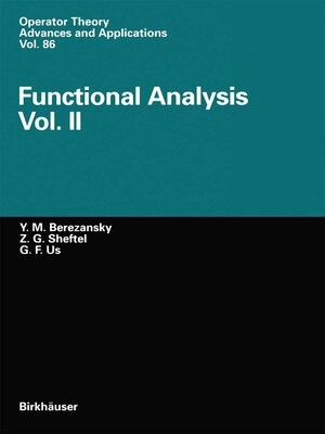 cover image of Functional Analysis
